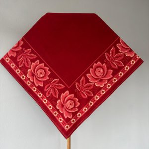 Pañuelo percal modelo de rosa